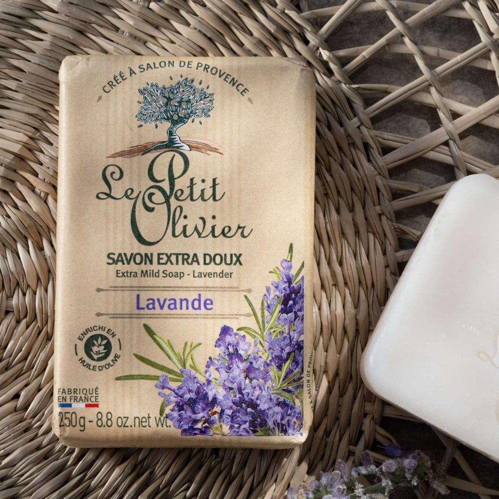 le petit olivier savon extra doux lavande produit