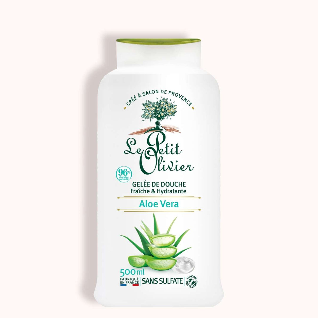 le petit olivier packshot fresh hydrating aloe vera shower gel
