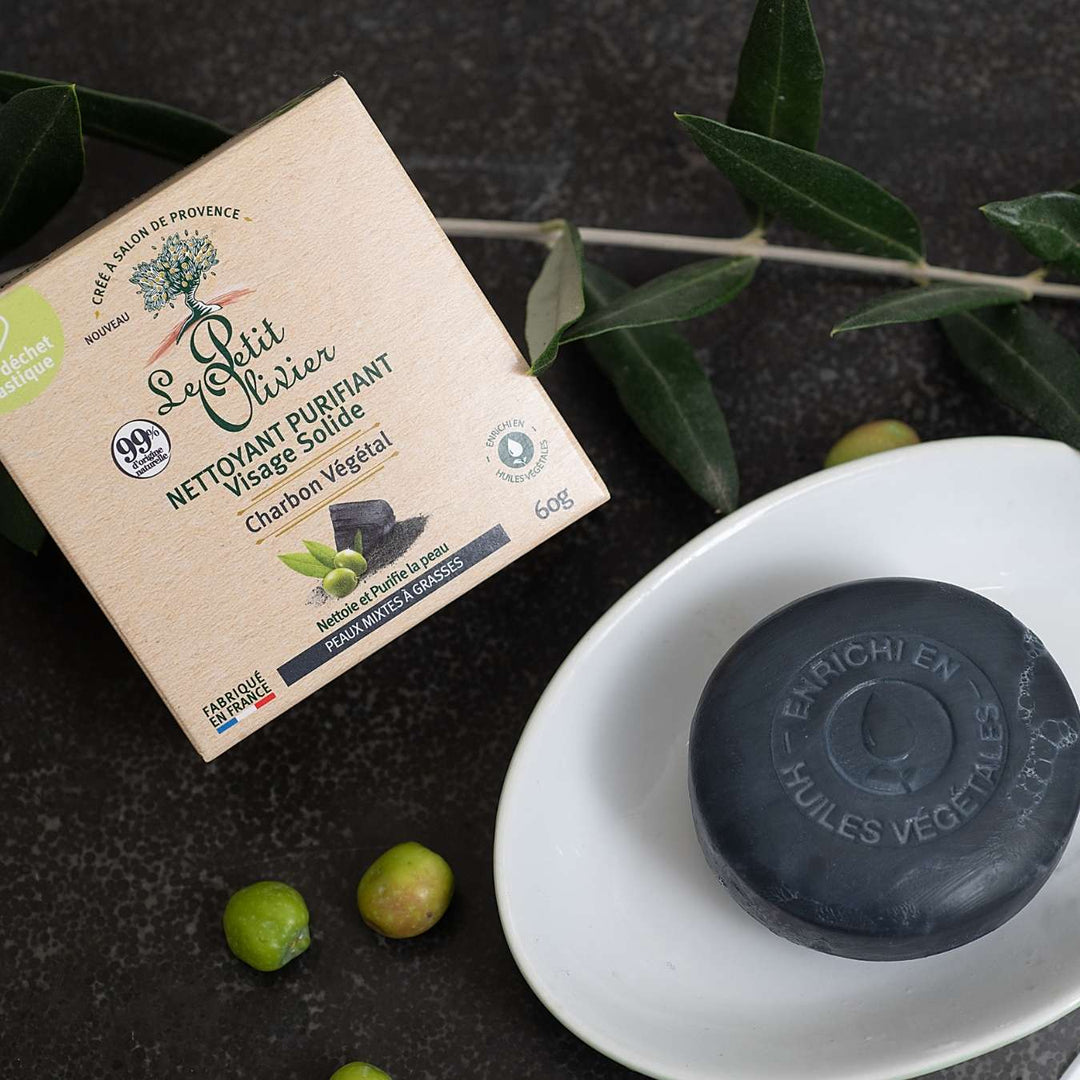 le petit olivier purifying face cleanser solid charcoal supplement