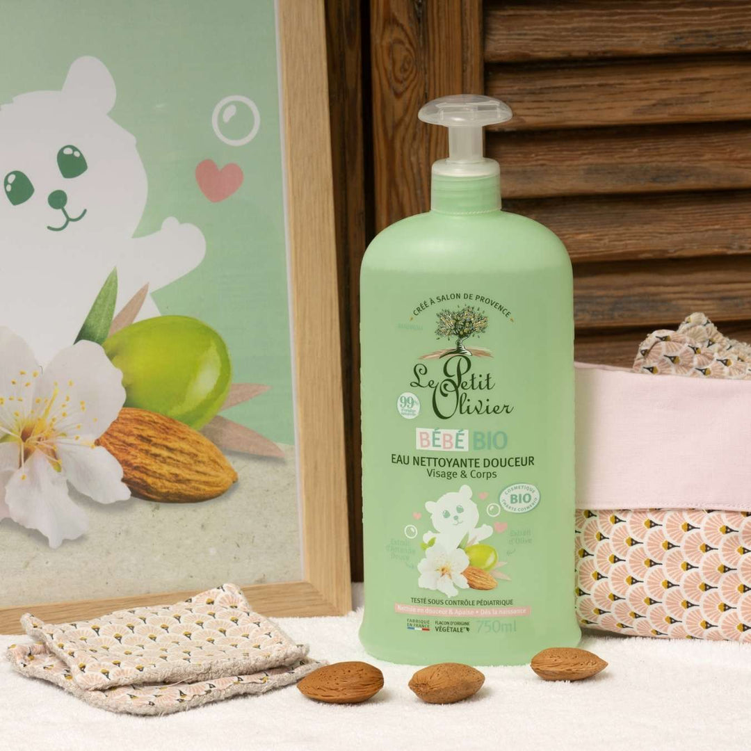 le petit olivier eau nettoyante douceur bebe bio product