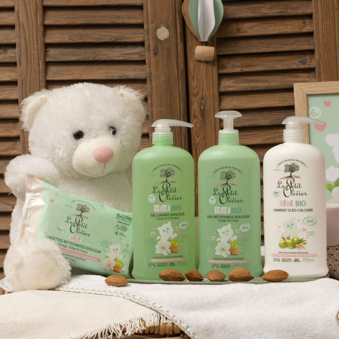 le petit olivier liniment oleo calcaire bebe bio gamme