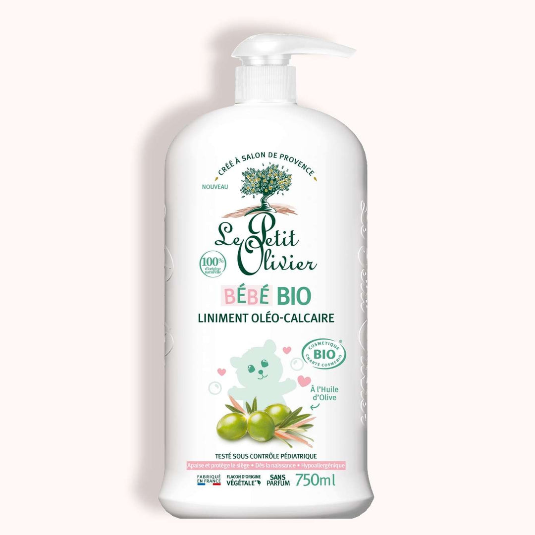 le petit olivier liniment oleo calcaire bebe bio packshot