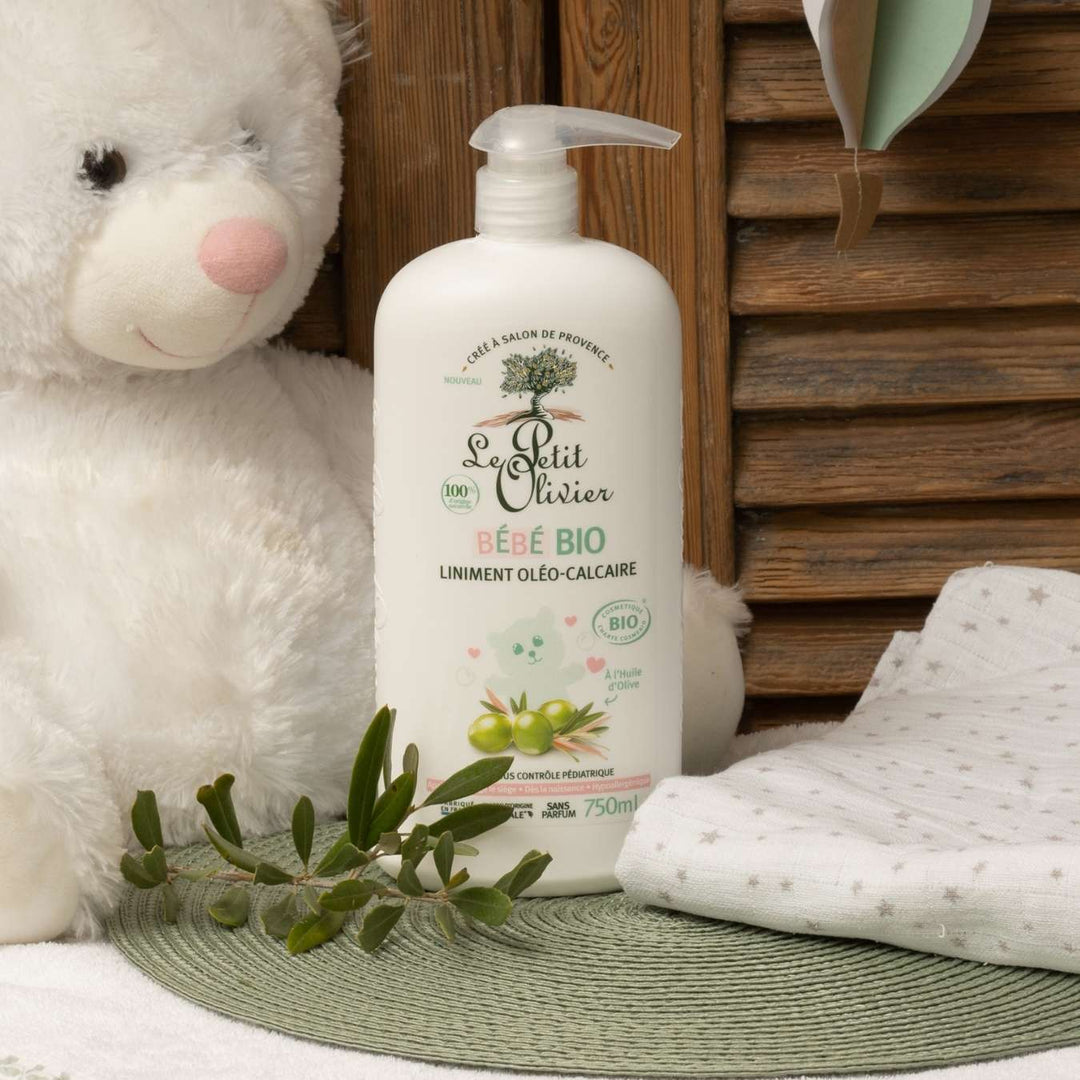 le petit olivier liniment oleo calcaire bebe bio produit