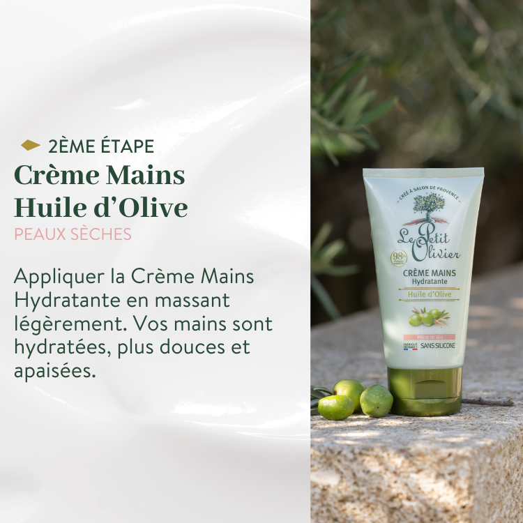 le petit olivier rituel corps hydratant olive creme mains hydratante olive produit 2png