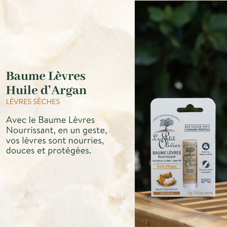 le petit olivier duo nourrissant mains levres argan baume levres nourrissant argan produit 2png