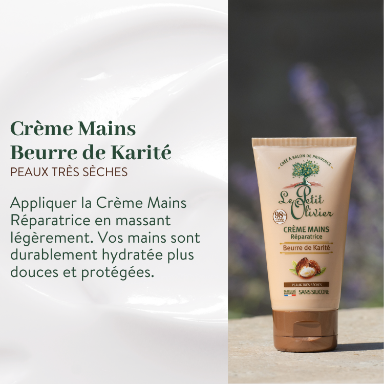 le petit olivier duo reparateur mains et levres karite creme mains reparatrice beurre de karite produit 1png