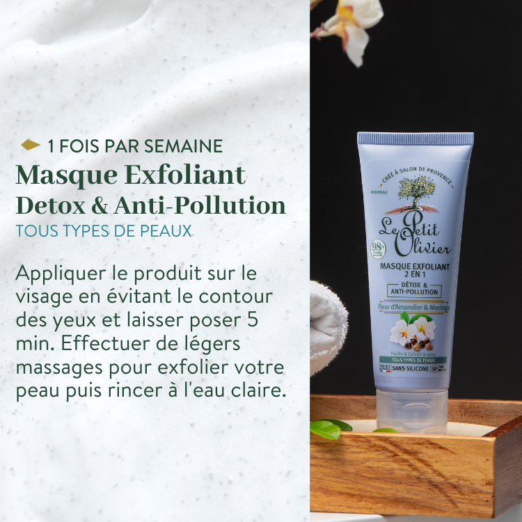 le petit olivier rituel visage complet detox anti pollution masque exfoliant 2 en 1 detox anti pollution produit 4png