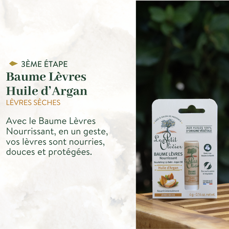 le petit olivier rituel corps nourrissant argan baume levres nourrissant argan produit 3png