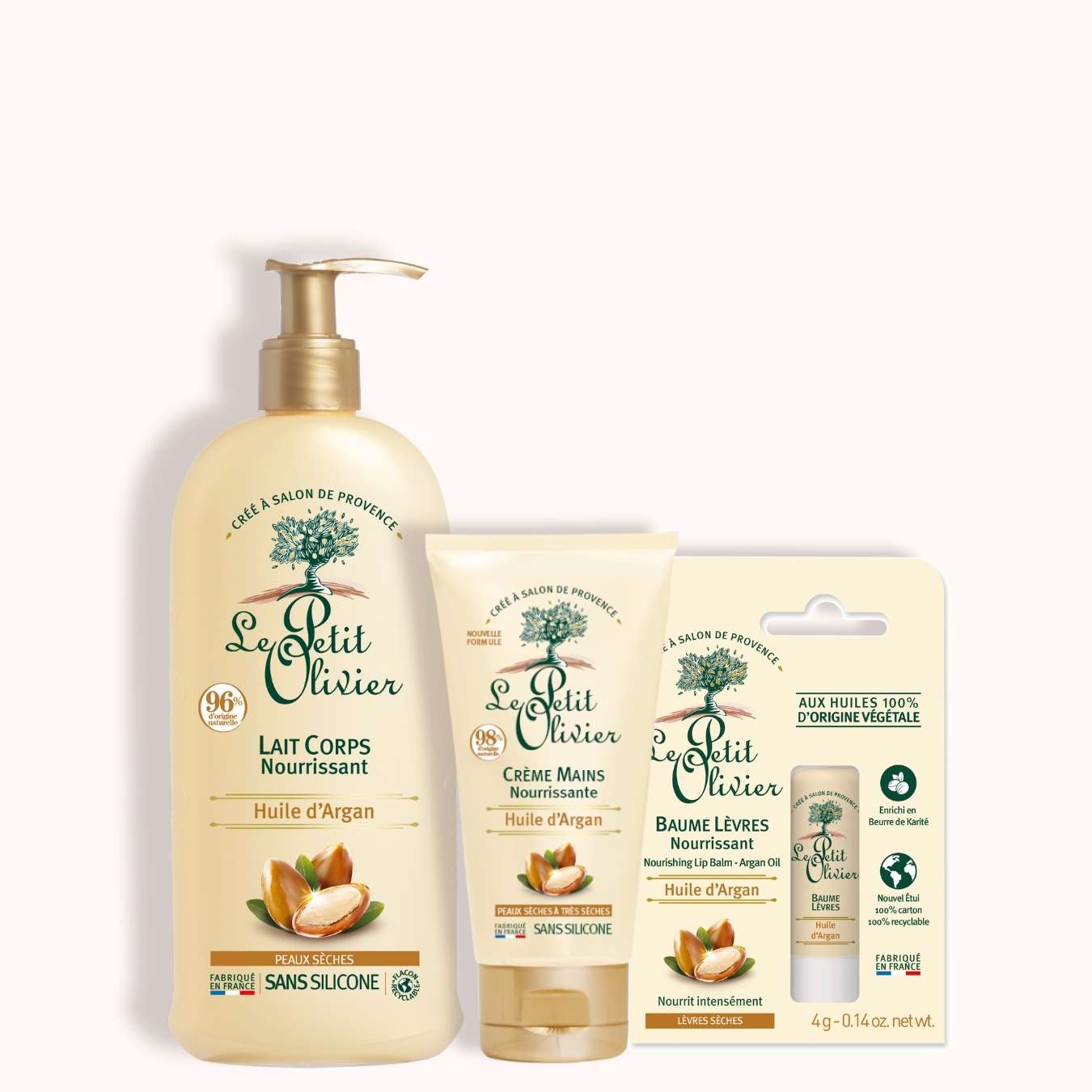 Le Petit Olivier Nourishing Body Lotion - Light, Non-Greasy Texture -  Enriched With Argan Oil - Nourishes Skin, Leaving it Soft and Silky - For  Normal