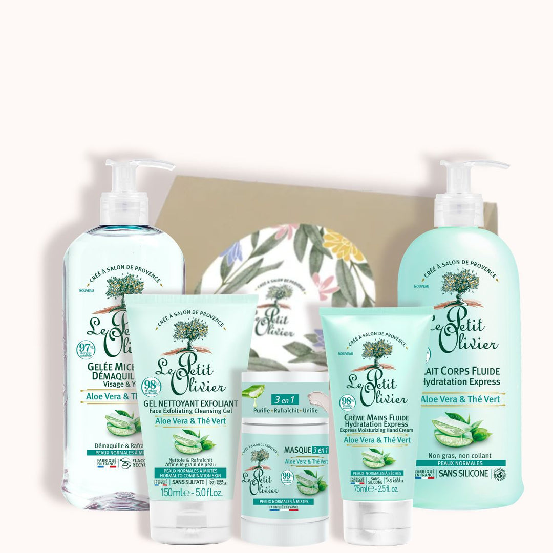 Coffret Soin Visage & Corps Aloe Vera