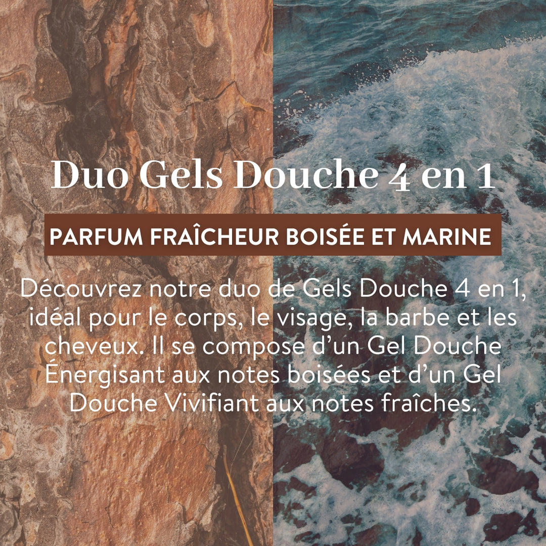 Duo Gel Douche Homme 4 en 1