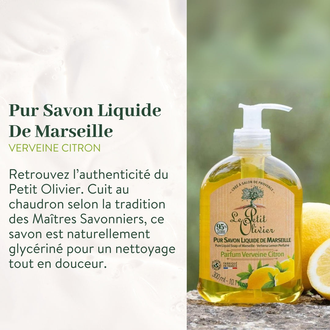 Trio Vivifiant - Douche & Savon - Parfum Verveine-Citron