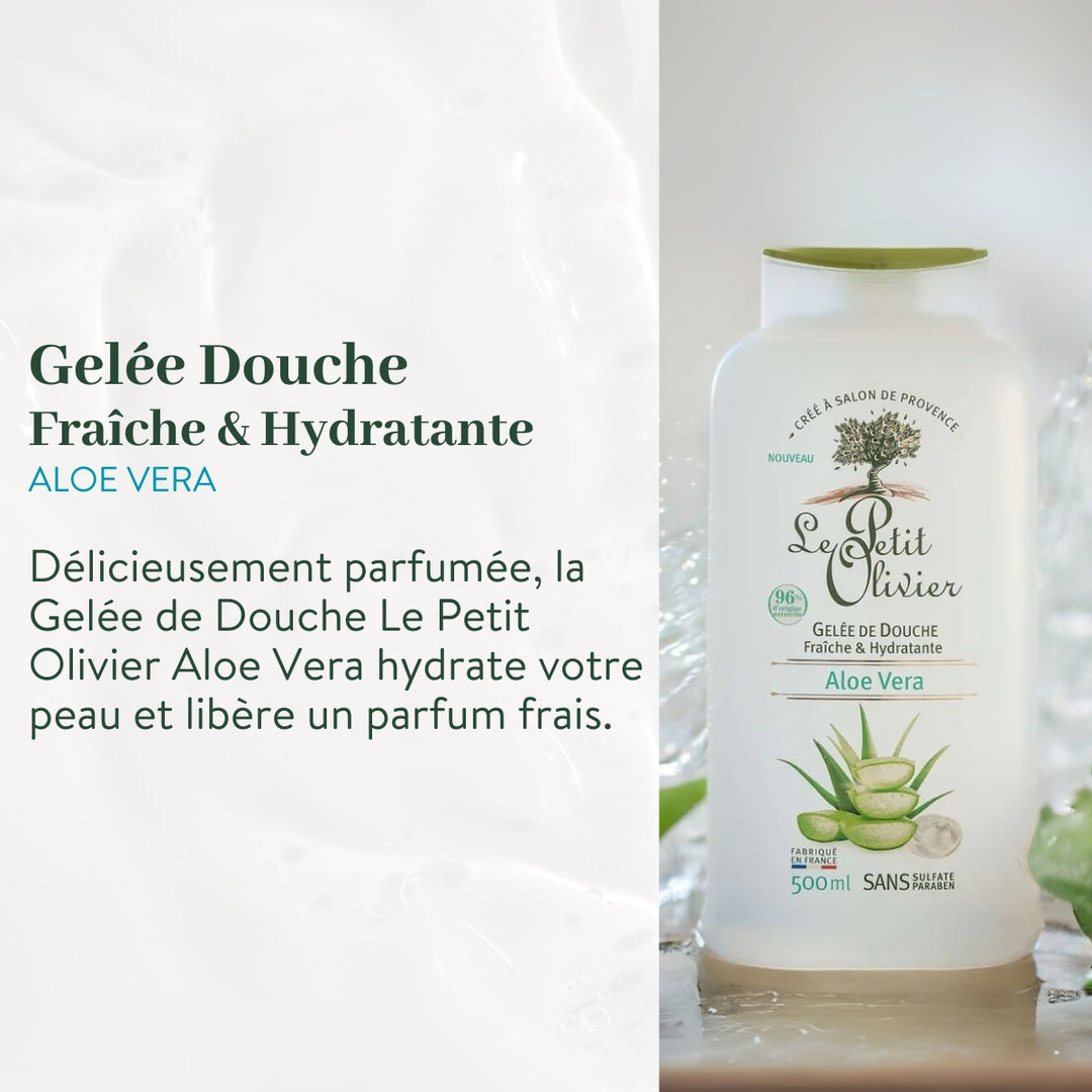 Trio Fraîcheur - Douche & Savon - Parfum Aloe Vera