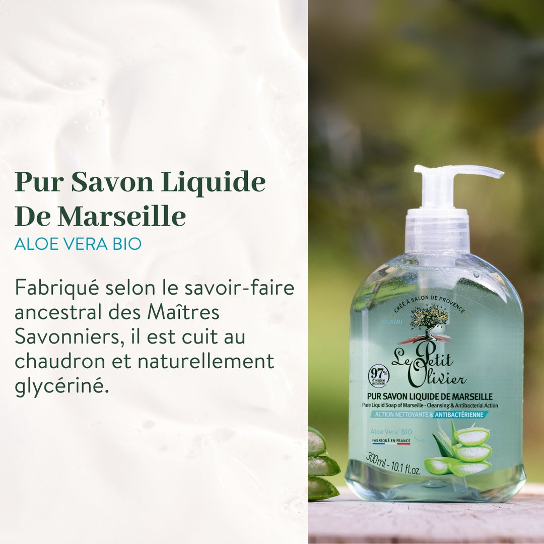 Trio Fraîcheur - Douche & Savon - Parfum Aloe Vera