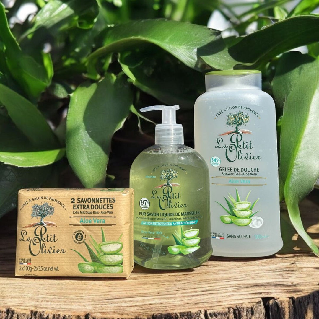 Trio Fraîcheur - Douche & Savon - Parfum Aloe Vera