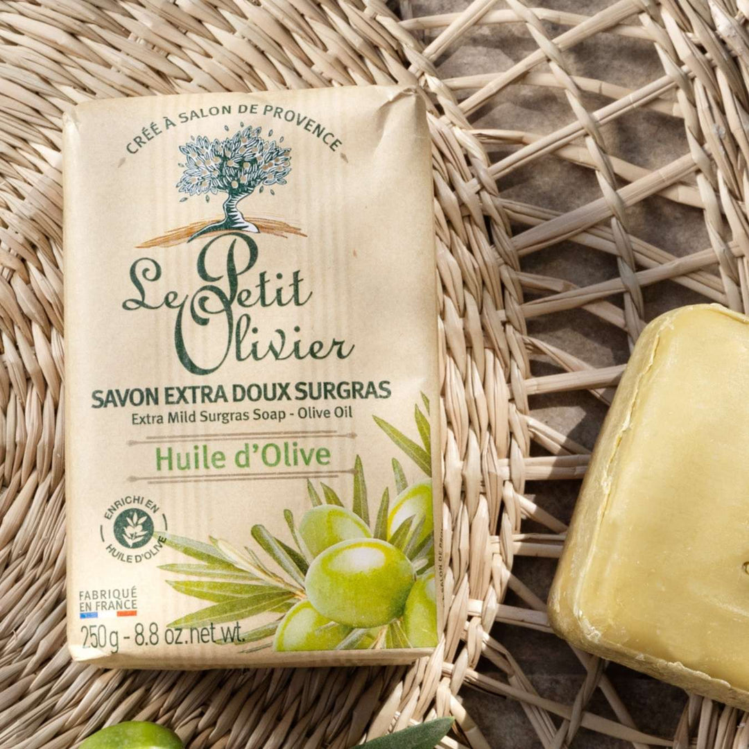 le petit olivier extra-gentle superfatted olive oil soap product