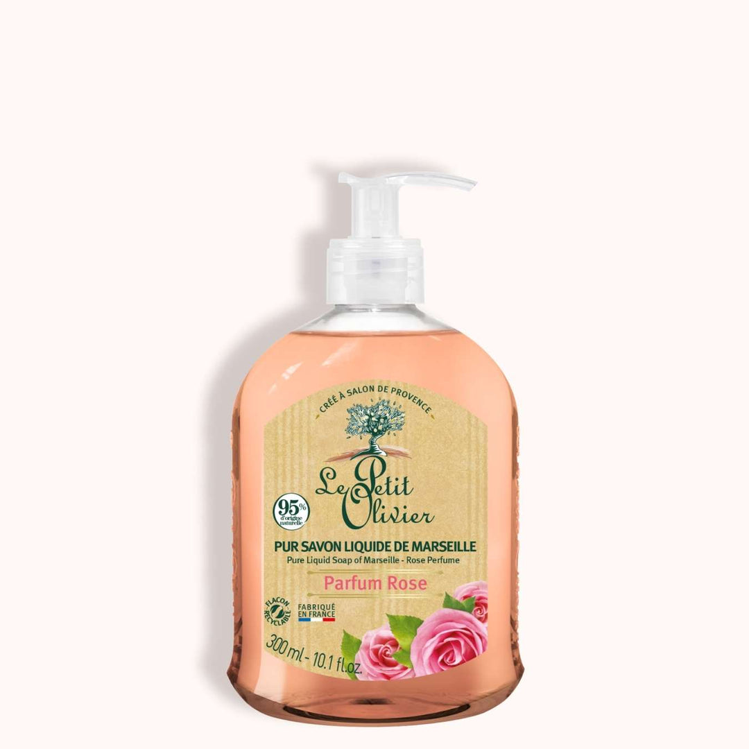 le petit olivier pure liquid soap of marseille pink packshot