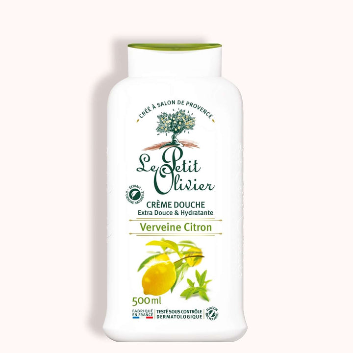 le petit olivier creme douche extra douce hydratante verveine citron packshot