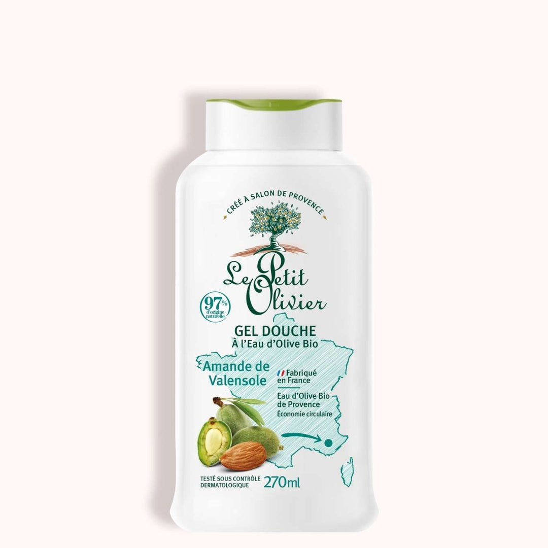 le petit olivier gel douche eau olive bio amande valensole packshot