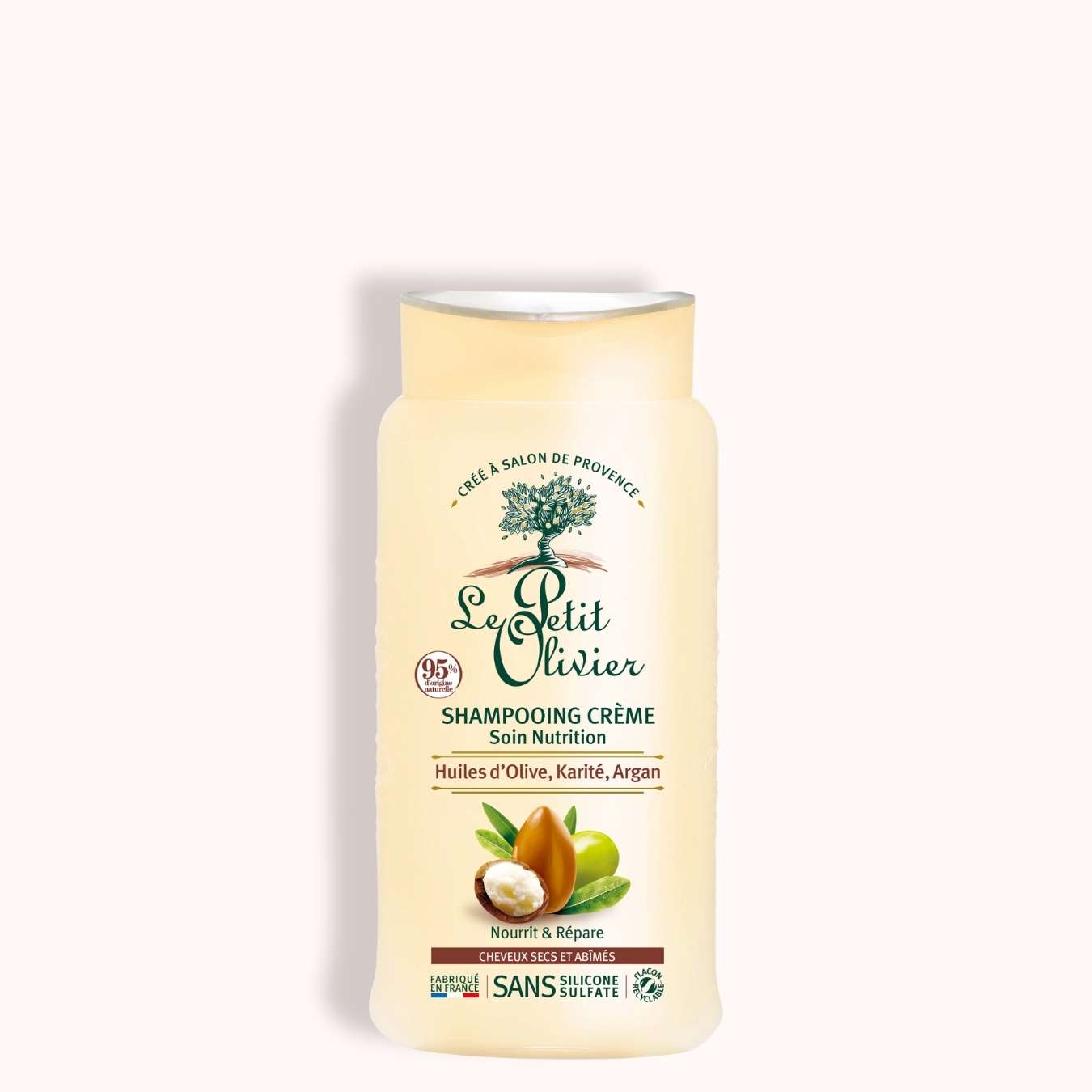 Shampoing Cheveux Secs et Abimés Le Petit Olivier