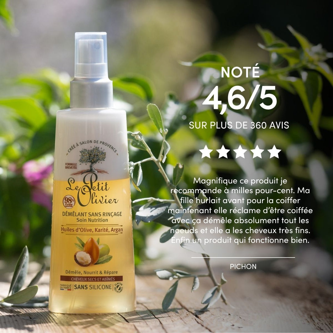 No-Rinse Detangling Spray for Dry, Damaged Hair