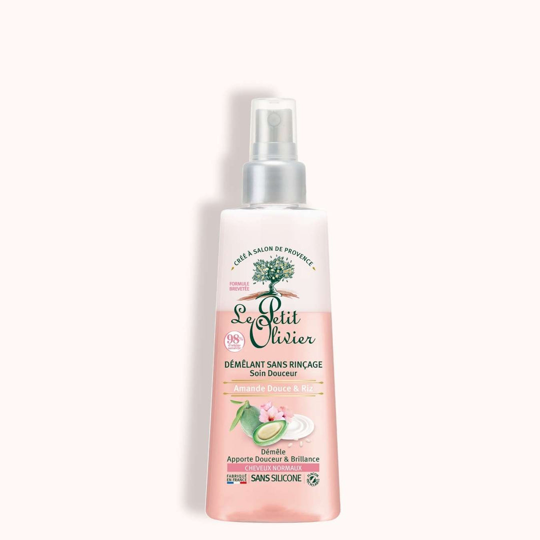 le petit olivier no-rinse cleanser sweet almond care rice packshot