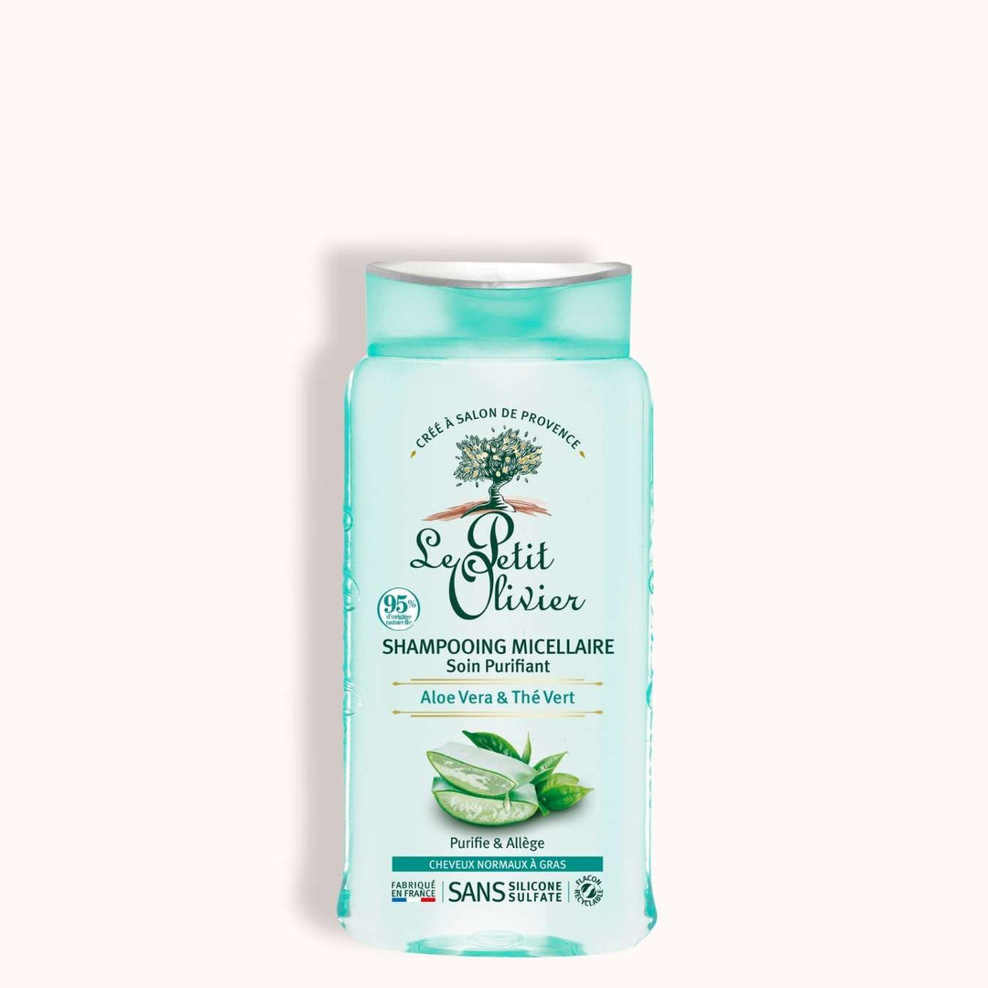 le petit olivier shampooing micellaire soin purifiant aloe vera the vert packshot