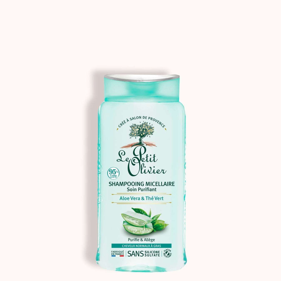 le petit olivier micellar shampoo purifying care aloe vera the vert packshot