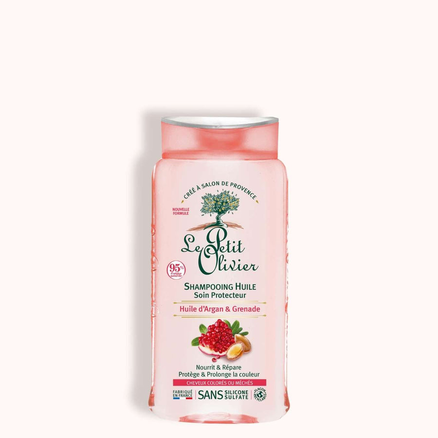 le petit olivier shampooing huile soin protecteur argan grenade packshot_163a6a60 f955 4bb9 bb77 4356192343f5