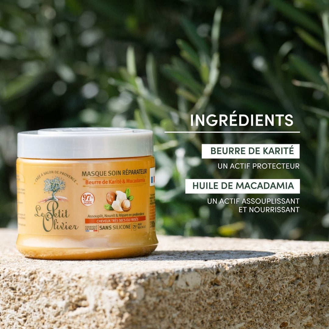 Masque Cheveux Très Secs ou Frisés