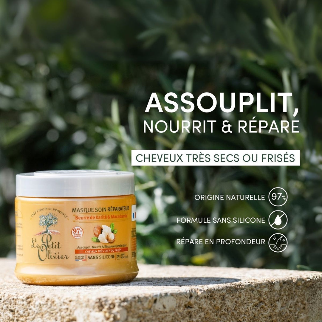 Masque Cheveux Très Secs ou Frisés