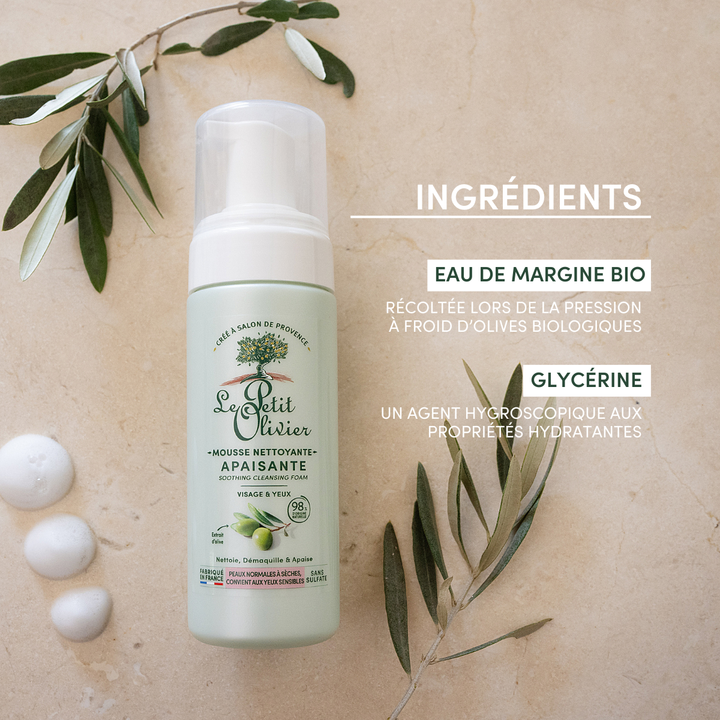Mousse Nettoyante Visage Apaisante