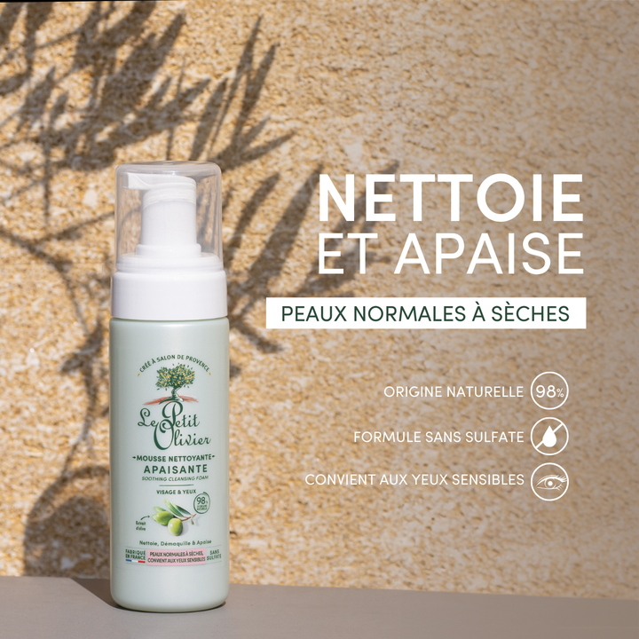 Mousse Nettoyante Visage Apaisante