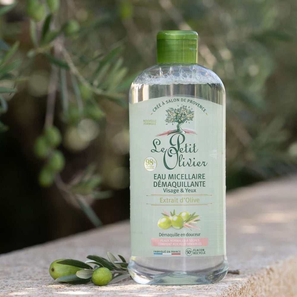 le petit olivier eau micellaire demaquillante visage yeux olive product