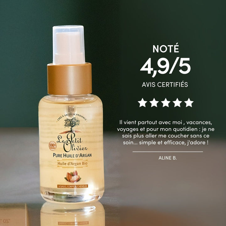 Pure Huile d'Argan Visage, Corps et Cheveux