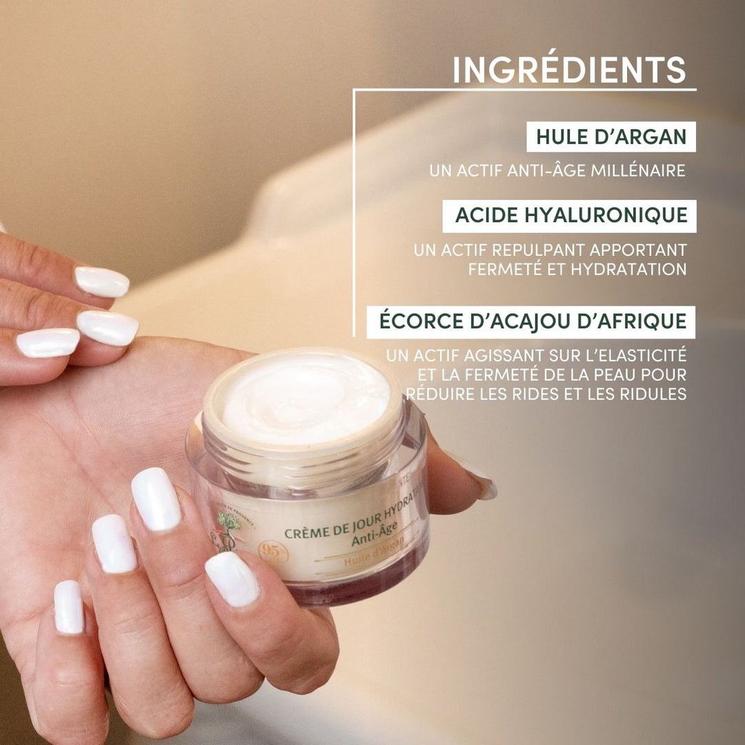 Crème de Jour Anti-Âge Hydratante