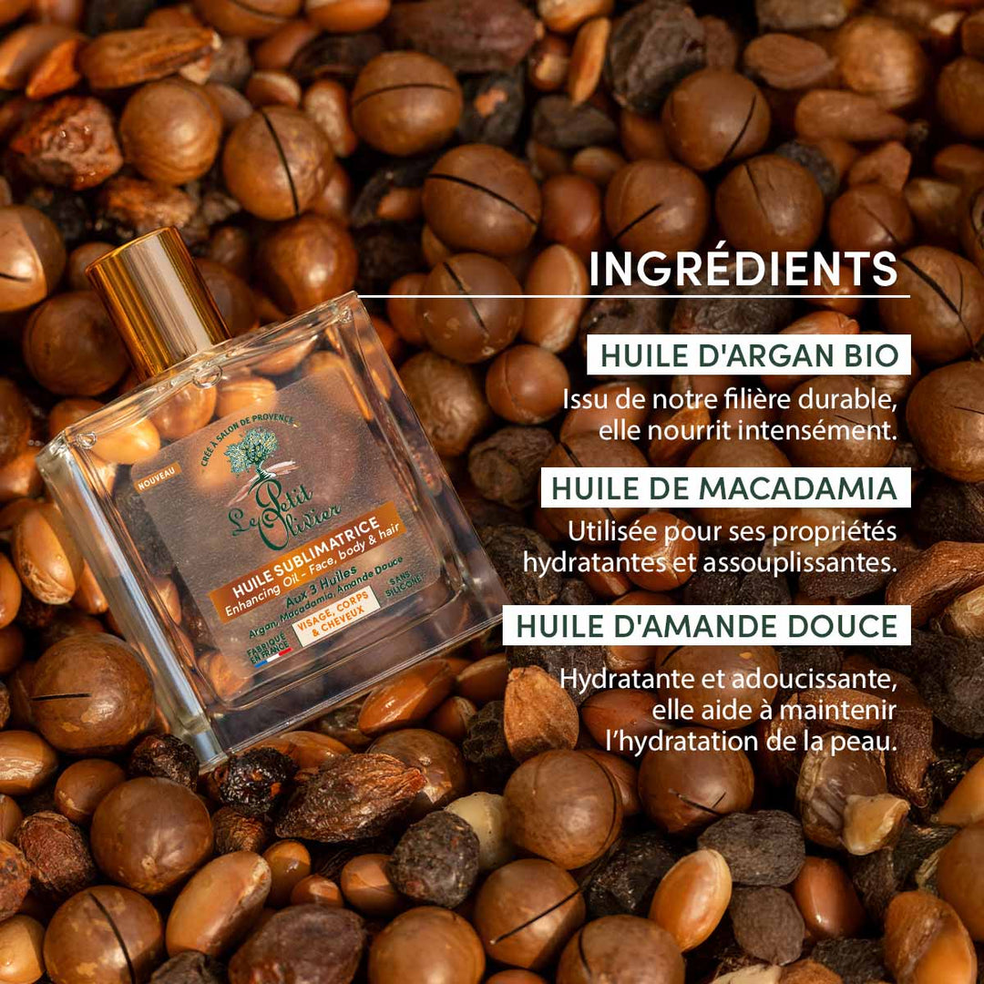 Huile Sèche Sublimatrice - Cheveux, Corps et Visage