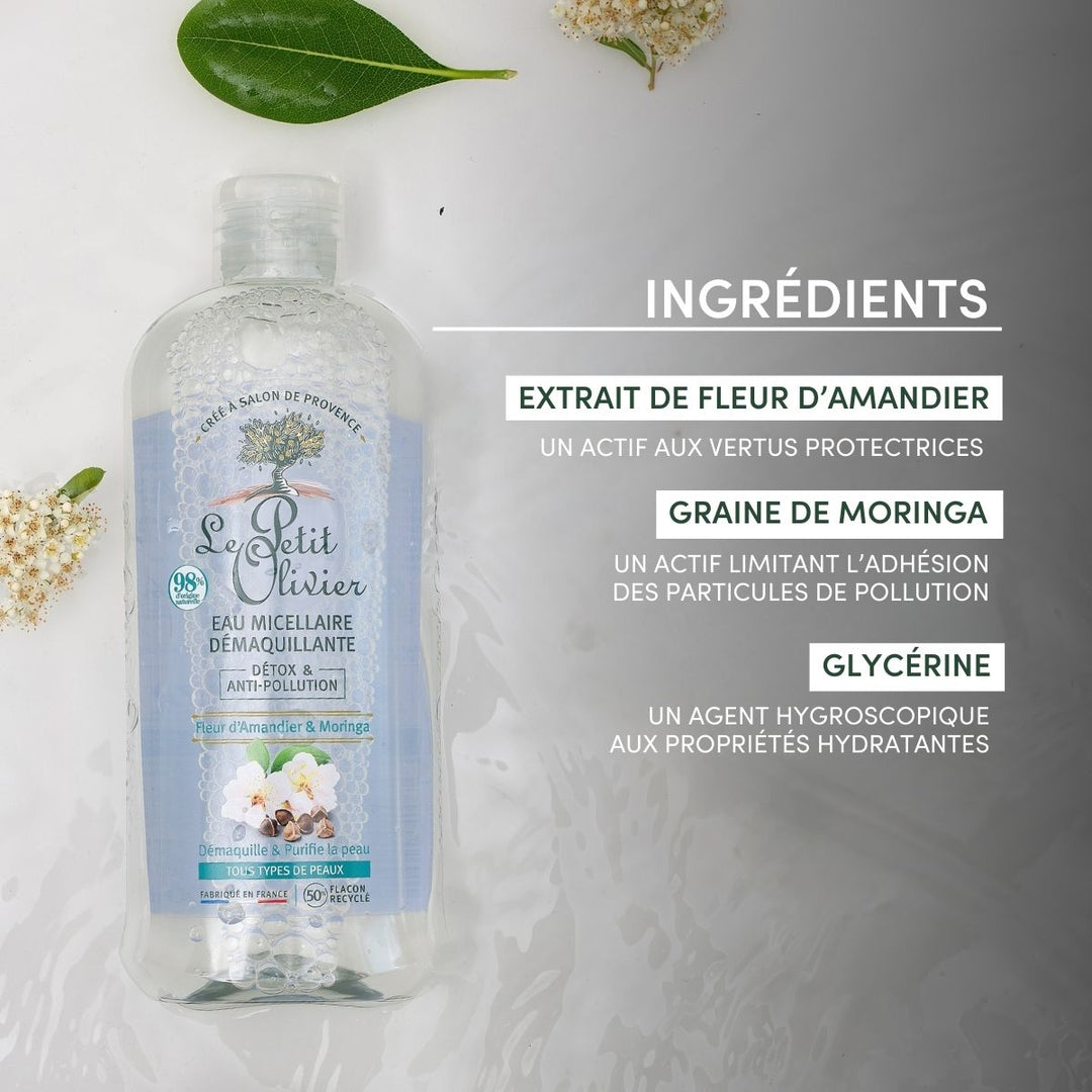 Eau Micellaire Démaquillante Detox & Anti-Pollution