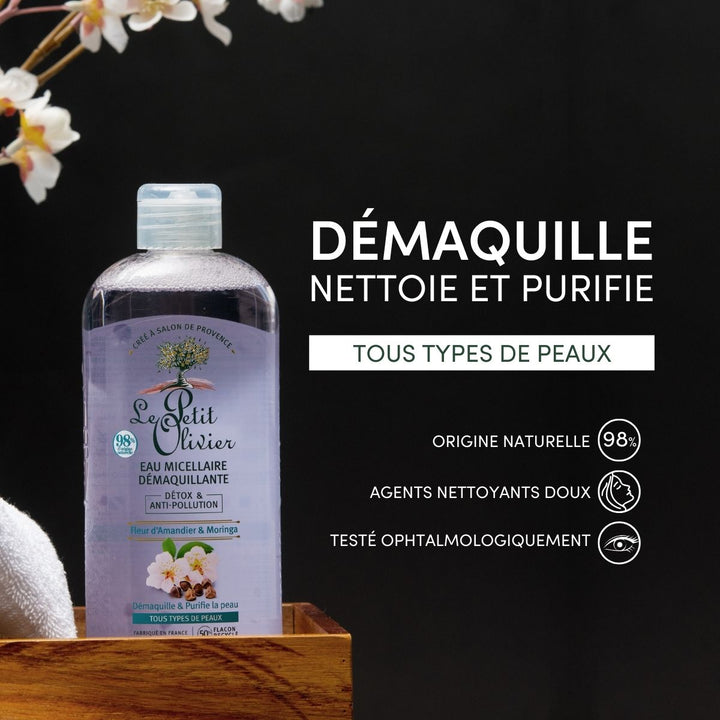 Eau Micellaire Démaquillante Detox & Anti-Pollution