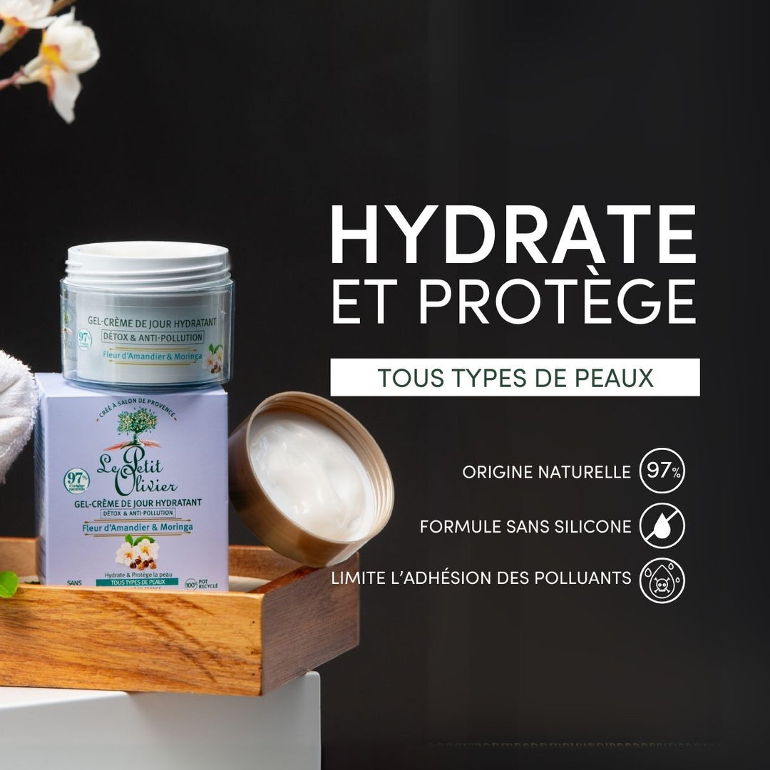 Gel-Crème de Jour Hydratant Detox & Anti-Pollution