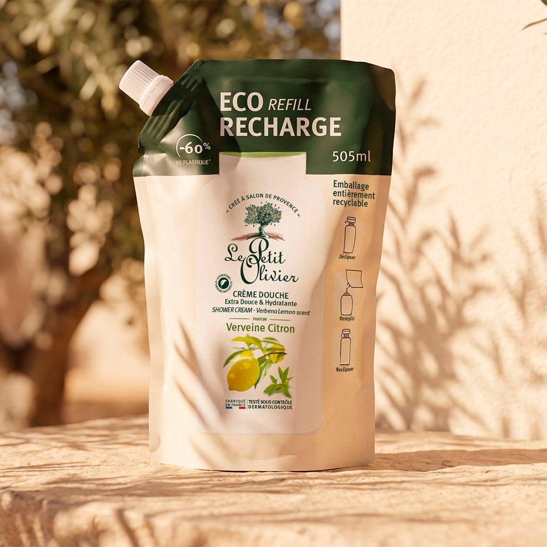 Eco-recharge Crème Douche Parfum Verveine Citron 505ml