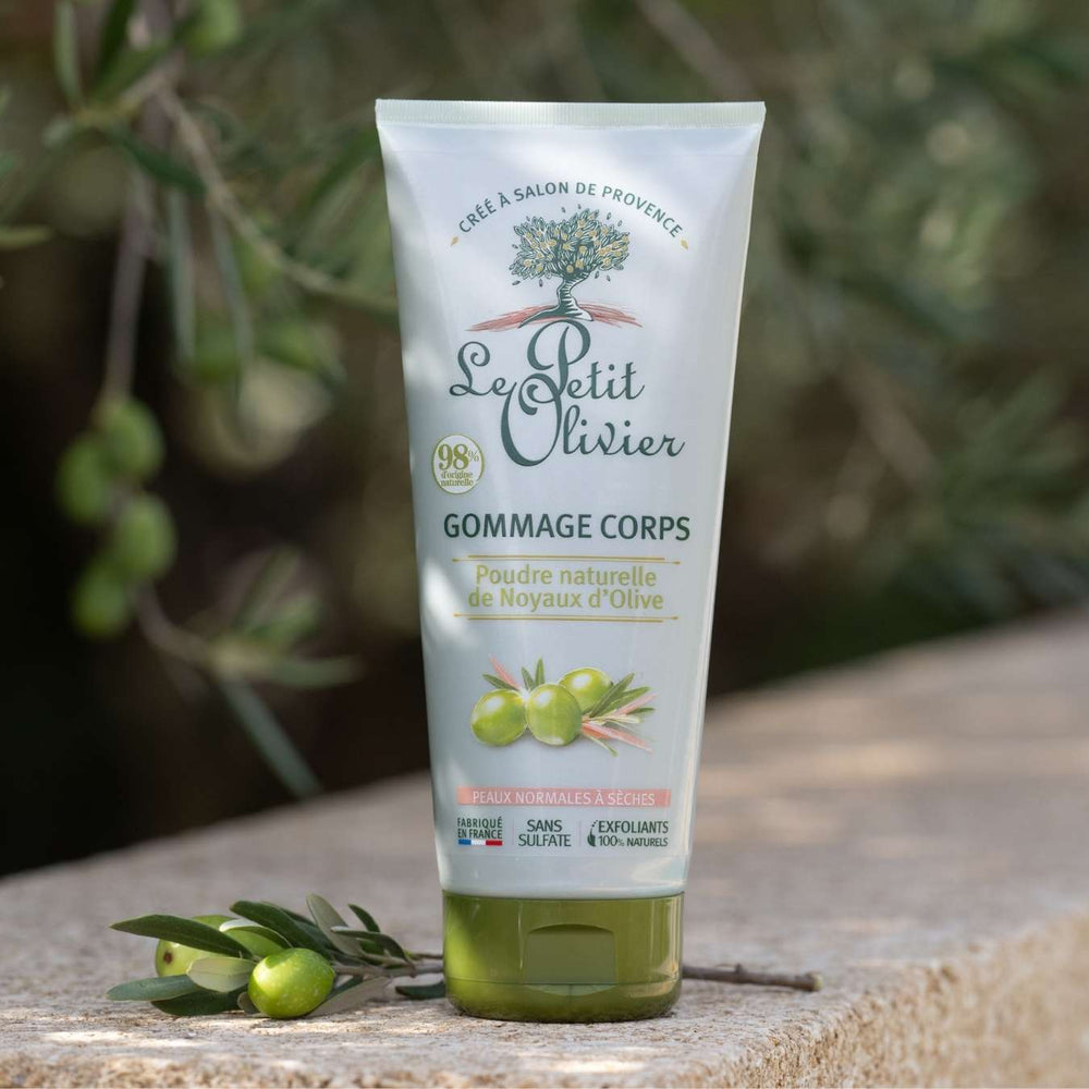 le petit olivier gommage corps solide olive produit