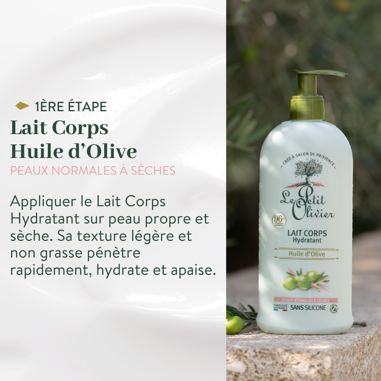 Le Petit Olivier Lait Corps Hydratant - Huile d'Olive - INCI Beauty