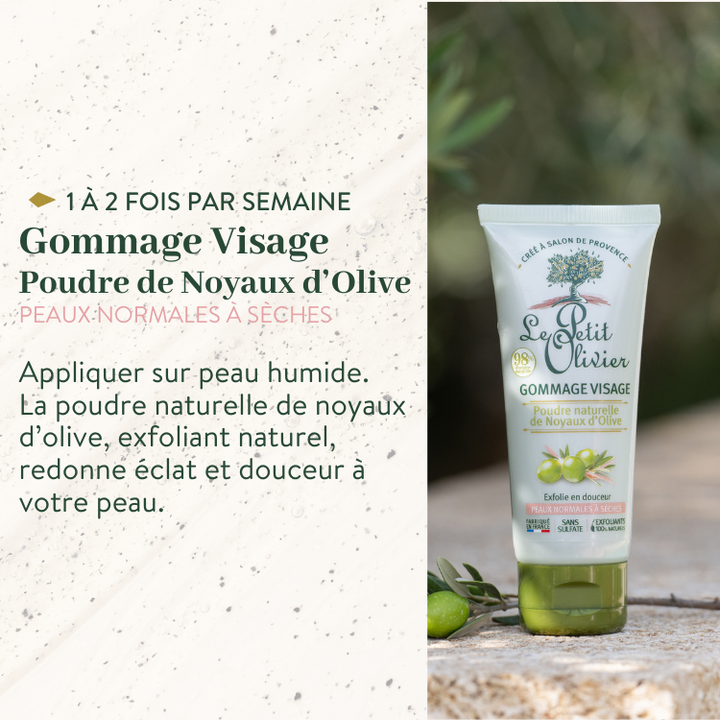 le petit olivier rituel visage complet douceur olive gommage visage olive produit 6png
