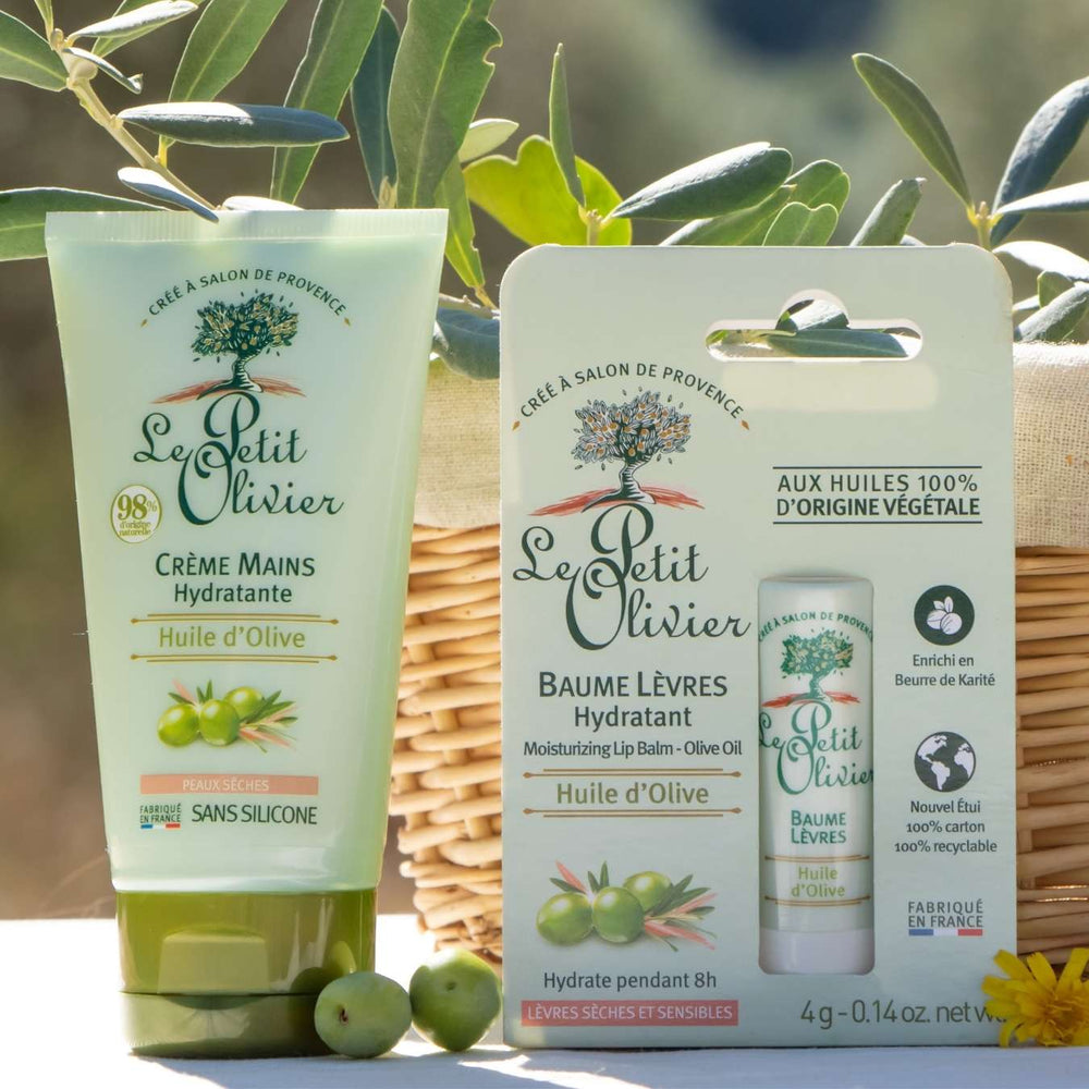 le petit olivier duo hydratant mains et levres olive produits