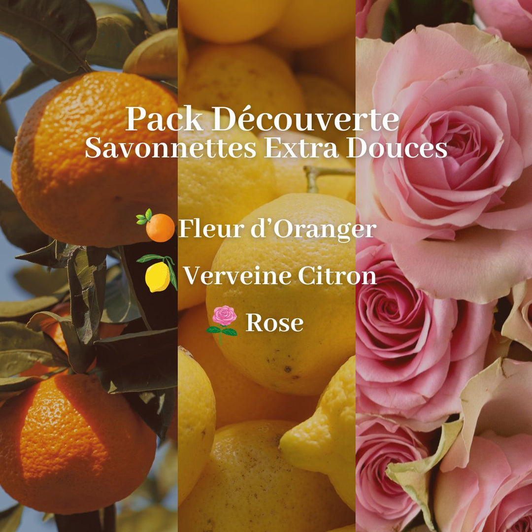 Pack Découverte - Savonnettes Extra Douces