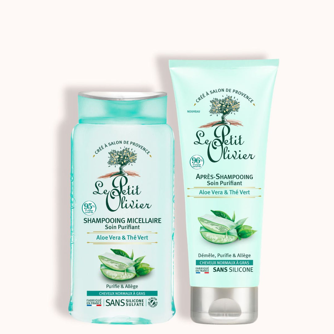Duo Shampoing et Après-Shampoing - Cheveux Gras
