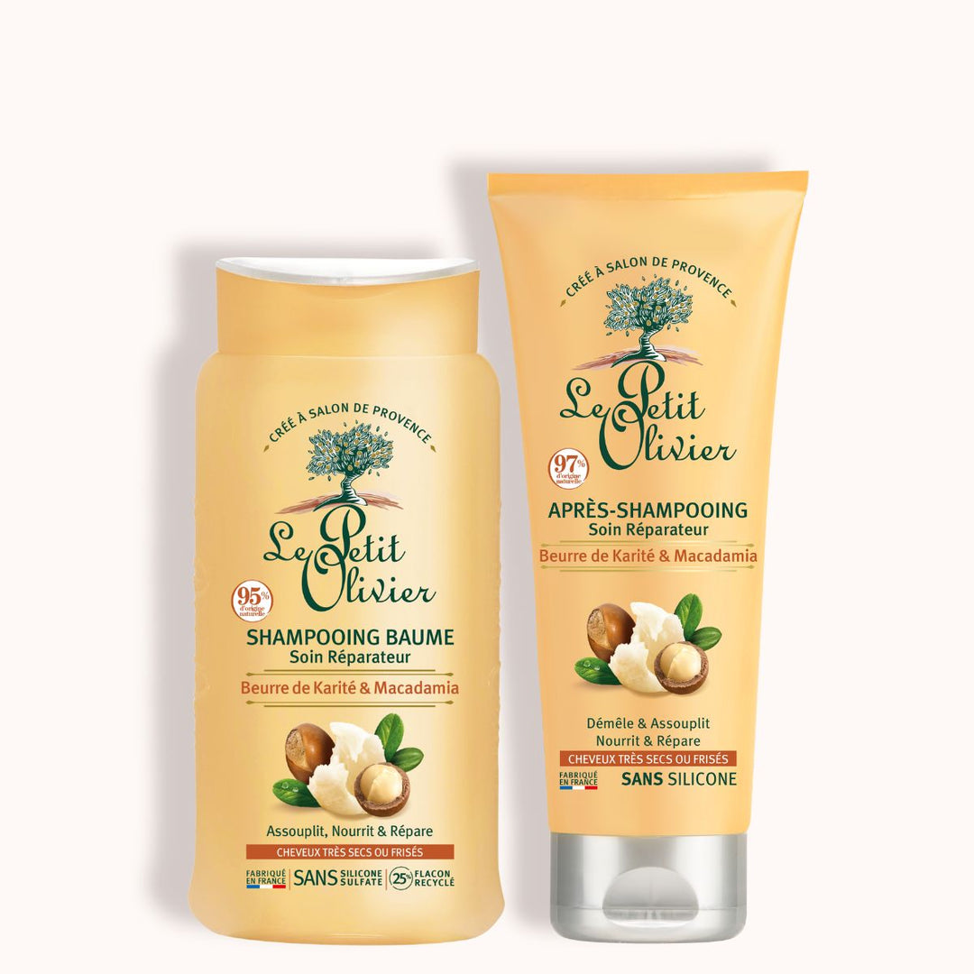 Duo Shampoing et Après-Shampoing - Cheveux Très Secs ou Frisés
