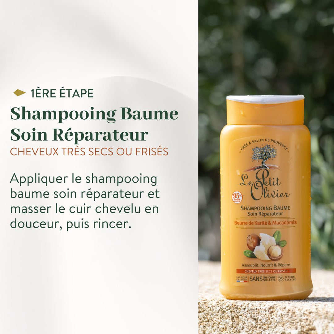 Duo Shampoing et Après-Shampoing - Cheveux Très Secs ou Frisés