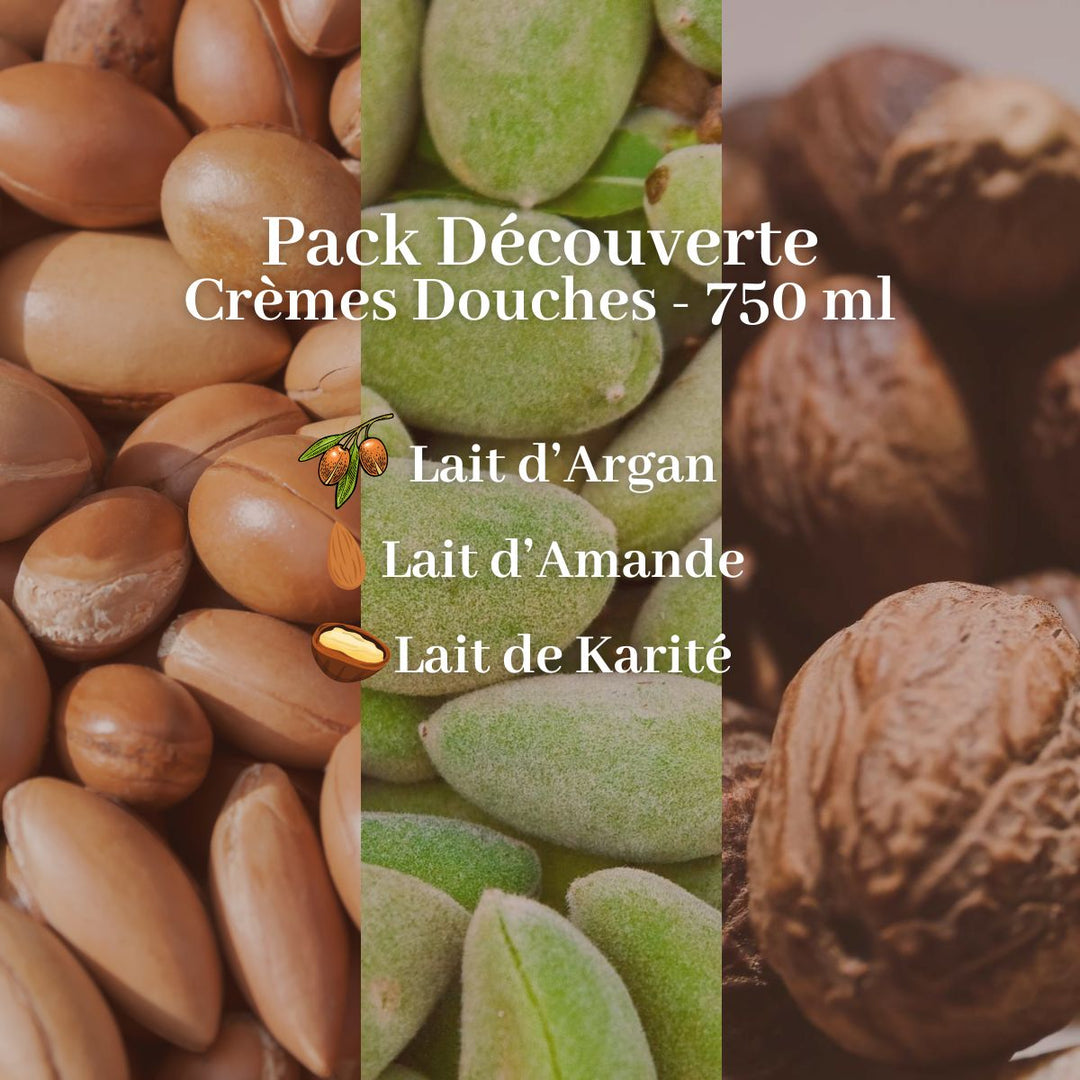 Pack Découverte - Crèmes Douches 750 ml